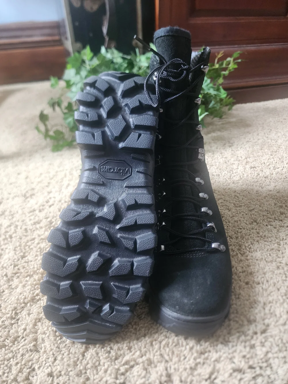 Rocky 77s Black Lace-Up Leather Wildlands Firefighting Boots NFPA 1977 Certified